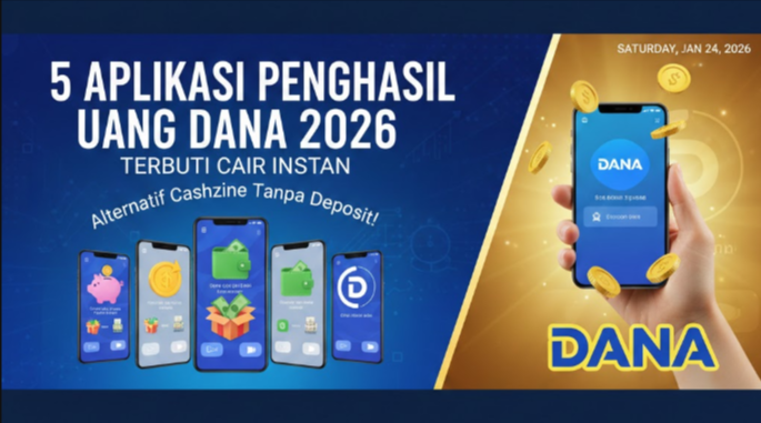 5 Aplikasi Penghasil Uang DANA 2026